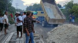 Perbaikan Jalan Kuala Kurun Disambut Warga