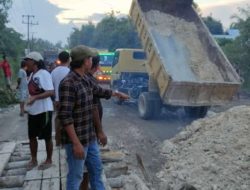 Perbaikan Jalan Kuala Kurun Disambut Warga